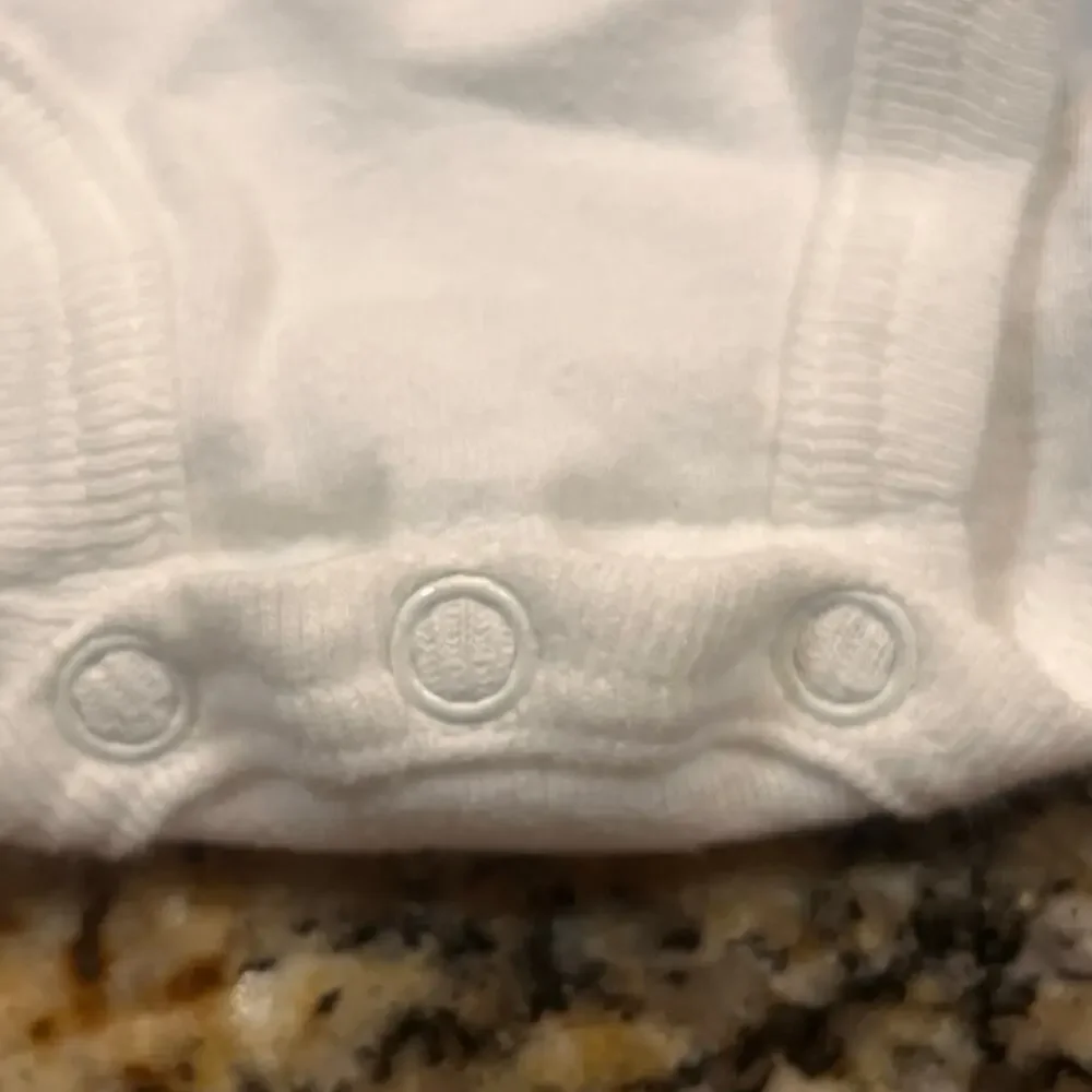 Carter’s Vintage 0-3M White Bunny‎ Embroidered One Piece Boy Girl Easter Spring